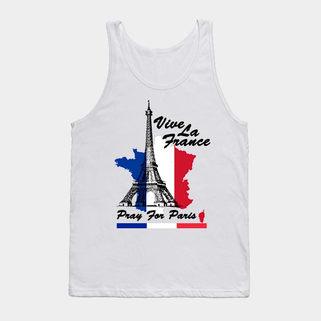 Vive La France Tank Top by hottehue